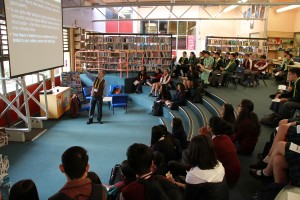 Colin Wastell in Library