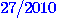 $27/2010$